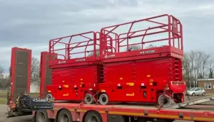 تأجير رافعات مقصية جدة 8 متر 10 متر 12 متر 14 متر 16 متر | Scissor Lift Hire Jeddah — ثول، عسفان 🚜