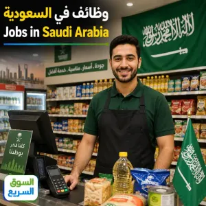 مطلوب كاشير للعمل في محل تموينات في السعودية براتب ممتاز