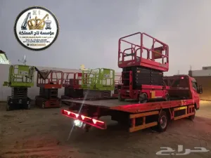 سيزر لفت للإيجار جدة - رابغ - بحرة 8 متر 10 متر 12 متر 16 متر | Scissor Lift Rental Jeddah