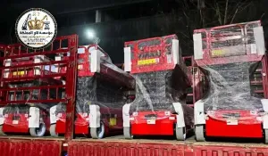إيجار سيزرلفت بجدة - خليص - ذهبان 8 م 10 م 12 م 14 م 16 م كهربائي وديزل | Scissor Lift Rental Jeddah