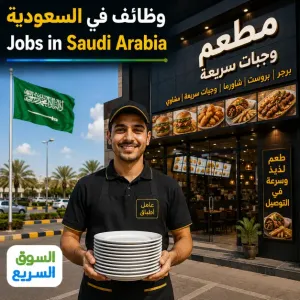 مطلوب عامل غسيل أطباق للعمل في مطعم في السعودية براتب جيد - المطعم يوفر السكن مجانآ للموظفين