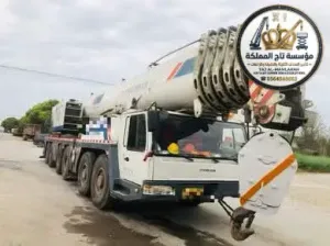 تأجير كرينات 50 طن 80 طن 100 طن 160 طن 250 طن في جدة ║ خليص - ذهبان ║ رافعات هيدروليك متنقلة ║ Mobile Crane Hire Jeddah