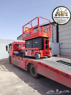 سيزر لفت للإيجار في جدة | 8 متر 10 متر 12 متر 14 متر 16 متر | معدات رفع ومناولة - Scissor Lift Rental Jeddah