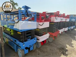 Scissor Lift for Rent Jeddah - Rabigh | 8m - 10m - 12m - 14m - 16m | Electric & Diesel Lift ⚡
