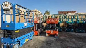 Scissor Lift for Rent Jeddah - Rabigh | 8m - 10m - 12m - 14m - 16m | Electric & Diesel Lift ⚡