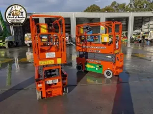 Scissor Lift for Rent Jeddah - Rabigh | 8m - 10m - 12m - 14m - 16m | Electric & Diesel Lift ⚡
