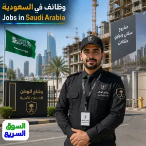 مطلوب حارس أمن للعمل في شركة وشاح الوطن للحراسات الأمنية في مشروع خاص براتب 6200ريال