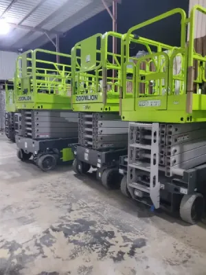 Electric Sicssor lift rental Dammam model2026