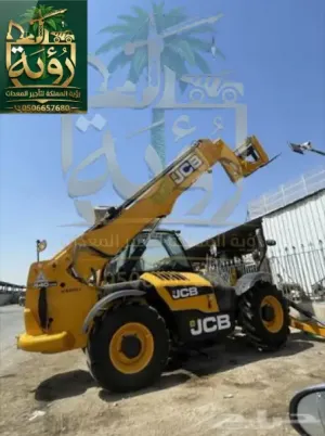 رافعة تلسكوبية 15م - موديل JCB / Manitou - مع مشغل