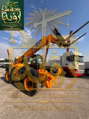 رافعة تلسكوبية 15م - موديل JCB / Manitou - مع مشغل
