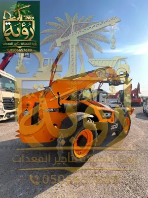 رافعة تلسكوبية 15م - موديل JCB / Manitou - مع مشغل