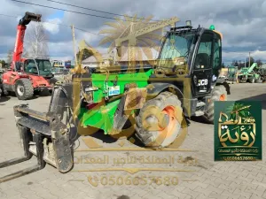 رافعة تلسكوبية 15م - موديل JCB / Manitou - مع مشغل