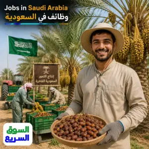 مطلوب عامل زراعي للعمل فورآ في السعودية في مزرعة نموذجية مخصصة لإنتاج النخيل والتمور الفاخرة في القصيم وبراتب ممتاز