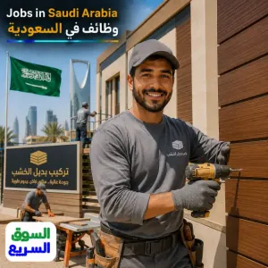 مطلوب عامل للعمل بوظيفة موظف تركيب شيبورد وهو بديل للخشب للأرضيات والجدران للتوظيف الفوري براتب ممتاز