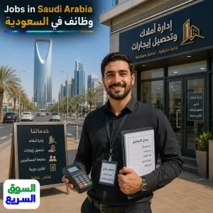 مطلوب موظف أمين ونشيط للعمل في تحصيل إيجارات مجموعة عقارات وإدارة أملاك في السعودية وبراتب ممتاز وبسمى وظيفي محاسب