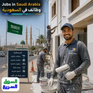 مطلوب عامل فني دهان للعمل في مجال الدهانات والتشطيبات في المدينة المنورة وبراتب شهري ممتاز