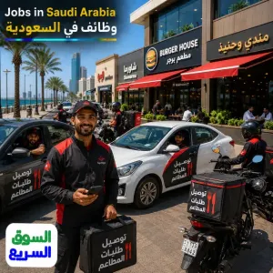 مطلوب سائقين للعمل فورآ في السعودية في توصيل طلبات المطاعم في جدة براتب ممتاز
