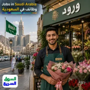 مطلوب عامل تغليف أزهار و ورود للعمل في محل ورود في مكة المكرمة وبراتب ممتاز