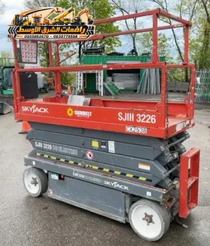 سيزر لفت للايجار في جدة | رافعات مقصية يومي اسبوعي شهري | scissor lift rental in jaddah