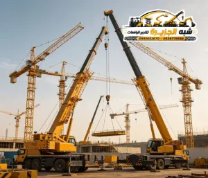 كرين للايجار في جدة | رافعات ونش يومي اسبوعي شهري | Crane rental in jaddah