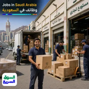 مطلوب عمال تحميل وتنزيل بضائع للعمل في مستودعات تجارية في مكة المكرمة وبراتب ممتاز