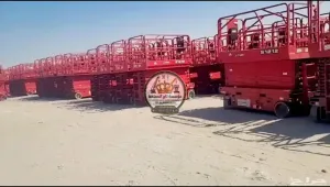 سيزر لفت للإيجار مكة | 8 متر - 10 متر - 12 متر - 16 متر - الجموم - الشرائع ║ أفضل شركة تأجير رافعات مقصية بمكة 🕋