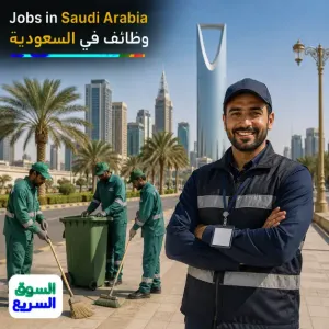 مطلوب مشرف نظافة للعمل في شركة تنظييفات الإشراف الميداني على عمال النظافة في مشاريع الشركة