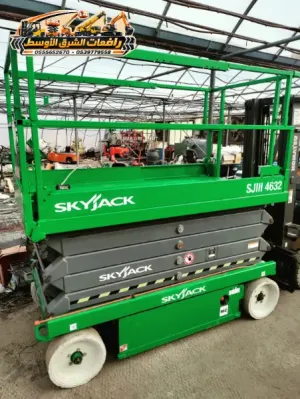 تاجير سيزر لفت في جدة | تاجير رافعة مقصية في جدة | scissor lift