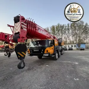 تأجير كرين مع سائق مرخص بالدمام | 25 طن - 50 طن - 100 طن - 200 طن | الخبر - الظهران | تاج المملكة لتأجير المعدات 👷