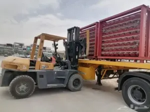 فوركلفت للايجار برأس تنورة | 5 طن / 7 طن / 10 طن / 16 طن | رافعة شوكية للأعمال الصناعية | رحيمة - الجبيل 🏗️