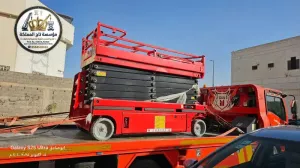 سيزر لفت للإيجار بالخبر - الدمام - الظهران | 8 متر 12 متر 16 متر 20 متر | Scissor Lift Rental Khobar | رفع عمال - تركيب - صيانة