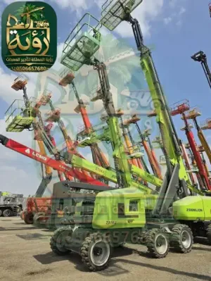 تأجير مان لفت 26 متر في جدة - الرياض - الدمام | تلسكوبي مفصلي 4x4 - للمشاريع العملاقة والبنية التحتية | رؤية المملكة