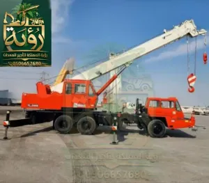 تأجير كرينات 25 طن في جدة - الرياض - الدمام | حمولة 25 طن - للمشاريع الصناعية والإنشائية الثقيلة | رؤية المملكة