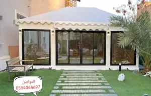 تنفيذ وتركيب |مظلات| سواتر |مستودعات| سنادويش بانل✓ جميع انواع الحداده✓الرياض