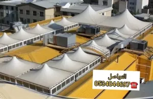 تنفيذ وتركيب |مظلات| سواتر |مستودعات| سنادويش بانل✓ جميع انواع الحداده✓الرياض
