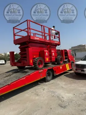 سيزر لفت للإيجار بجدة | 8 متر 14 متر 16 متر | بحرة - رابغ | منصات وصول - تركيب إنارة