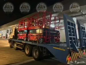 سيزر لفت للإيجار بجدة | 8 متر 14 متر 16 متر | بحرة - رابغ | منصات وصول - تركيب إنارة