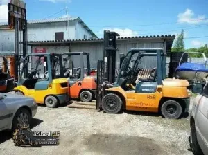 تأجير رافعات شوكية الجبيل | 3 طن - 5 طن - 7 طن - 10 طن - 16 طن | فوركلفت للمواقع الصناعية