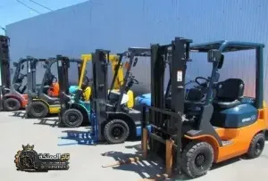 تأجير رافعات شوكية الجبيل | 3 طن - 5 طن - 7 طن - 10 طن - 16 طن | فوركلفت للمواقع الصناعية