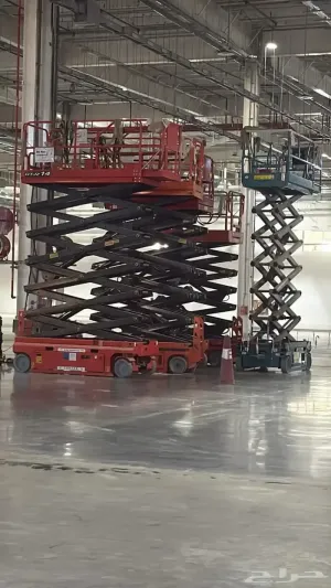 سيزر لفت للإيجار القطيف وسيهات (Scissor Lift Rental Qatif) ⚡ رافعة مقصية (Manlift) كهربائي وديزل 🛠️ يومي وشهري ⇦ السامي للمعدات