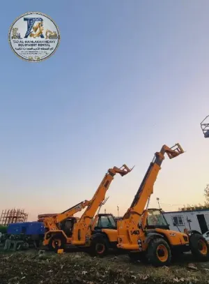 تأجير JCB تليهندر الدمام | رافعة تلسكوبية 6م - 10م - 14م - 17م | حمولة 2.5 - 3 - 4 طن