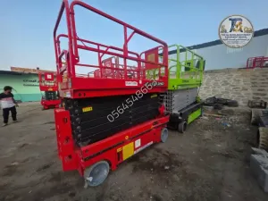 سيزر لفت للإيجار في رابغ | مقاسات 6 إلى 22 متر | للمصانع والمشاريع