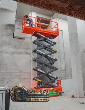 سيزر لفت 8م 10م 12م 14م 16م 18م للايجار في رابغ — رافعات مقصية كهرباء وديزل | أقرب خدمة تأجير | حي الصمد + حي السوق