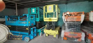 🏗️ تأجير سيزر لفت بالخبر | رافعات مقصية كهرباء وديزل 10م 12م 14م 16م | Aerial Lift Rental