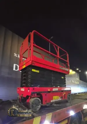 🏗️ إيجار رافعة مقصية في جدة | سيزر لفت للمقاولات والصيانة 8م–18م | Scissor Lift Hire