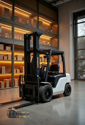 🚜 رافعة شوكية للإيجار في الدمام | فوركلفت 1.5 و2 و3.5 و7 طن | Forklift Rental
