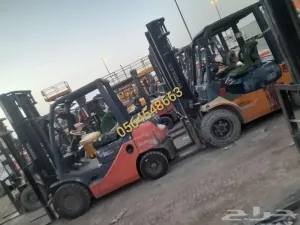 فوركلفت للإيجار في جدة | تأجير رافعات شوكية كهرباء وديزل 3 و 5 و 7 و 10 طن