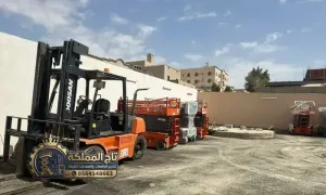 سيزر لفت كهربائي للإيجار بمكة المكرمة (ارتفاعات 8 - 10 - 12 - 14 - 16 متر)