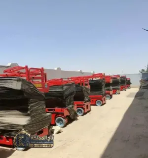 سيزر لفت كهربائي للإيجار بثول | جميع الارتفاعات للمنشآت والمستودعات