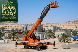 سبايدر لفت 20م للإيجار في الظهران والجبيل | منصة عنكبوتية | Spider Lift